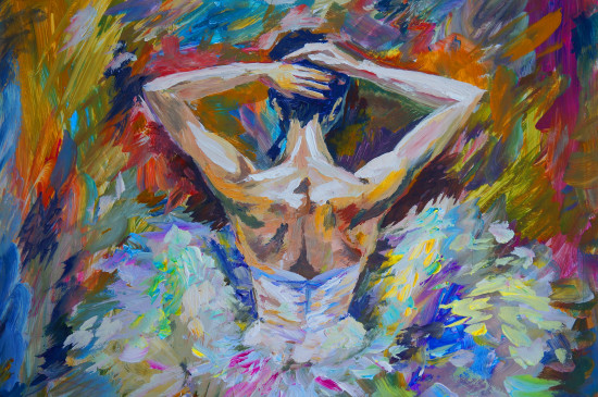 Мозаика алмазная «Прекрасная балерина»