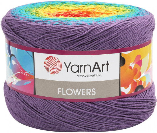 Пряжа для вязания «Flowers»