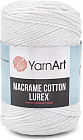 Пряжа для вязания «Macrame cotton Lurex»