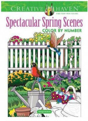 Creative Haven Spectacular Spring Scenes Color by Number