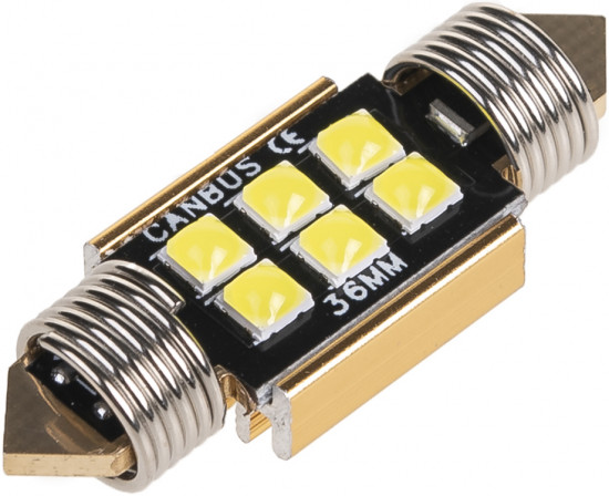 Автолампа светодиодная T11(C5W) 12V