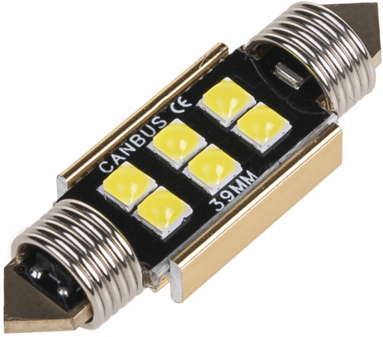 Автолампа светодиодная T11(C5W) 12V