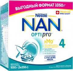 Смесь молочная «NAN optipro №4»