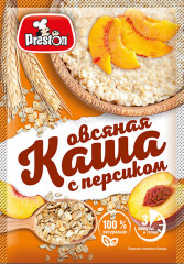 Каша овсяная с персиком