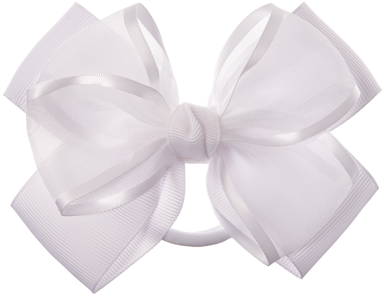 Резинка для волос «Белый бант» | Kid's Accessories | Bradex