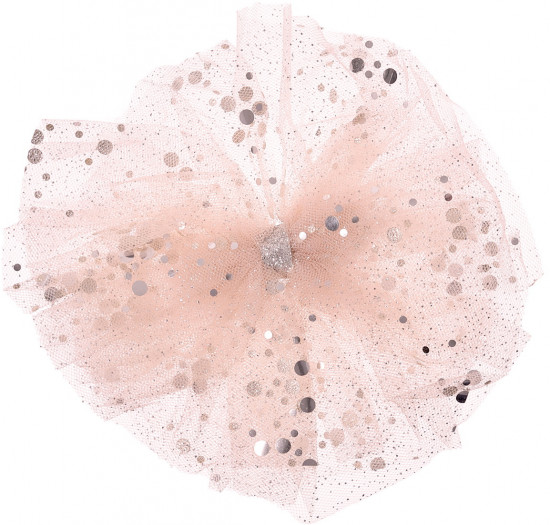 Заколка «Бант с блёстками»