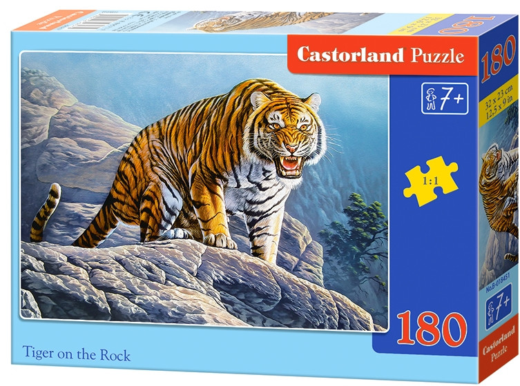 Пазл «Тигр на скале» | Castorland Puzzle