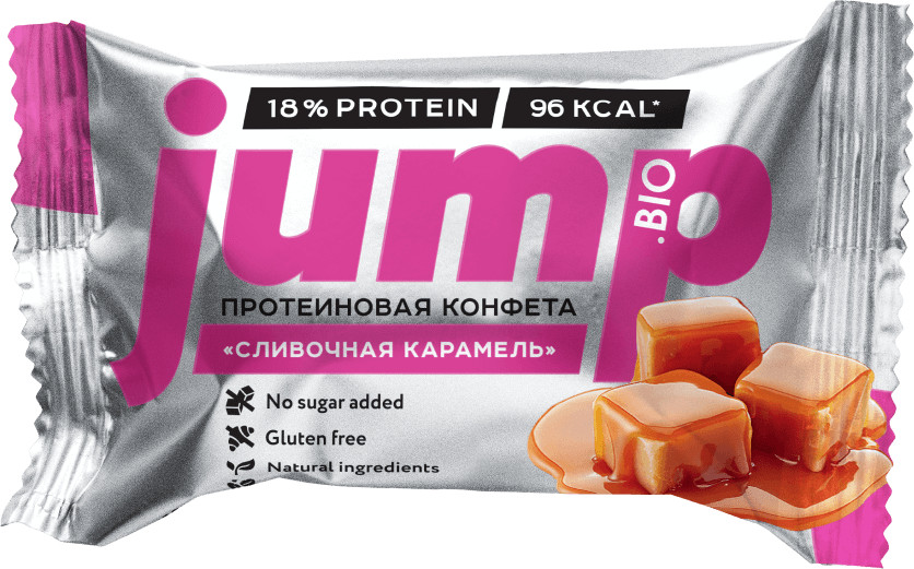Конфета орехово-фруктовая «Сливочная карамель» | JUMP