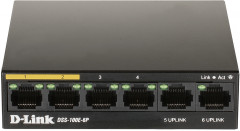 Коммутатор D-Link DSS-100E-6P/A1A