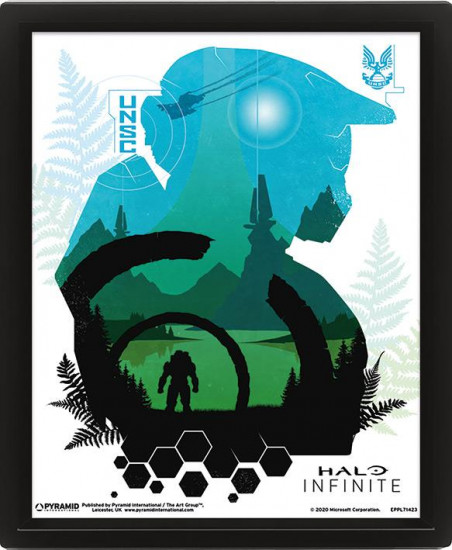 Постер 3D «Halo infinite»
