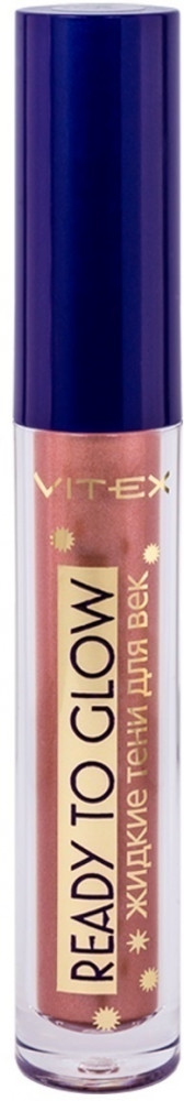 Тени для век жидкие, оттенок 109 Pink glow | Ready to glow | Вiтэкс