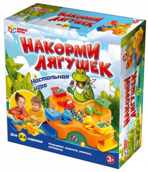 Игра настольная «Накорми лягушек»