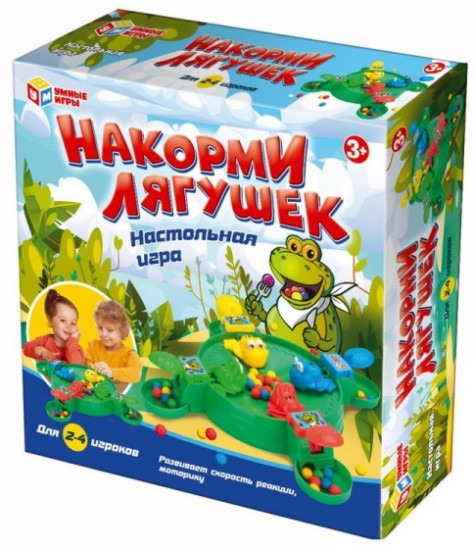Игра настольная «Накорми лягушек»