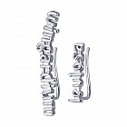 Серьги из серебра