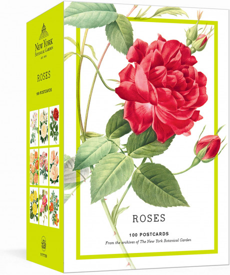 100 Postcards «Roses»