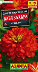 Цинния «Дабл Захара огненная»