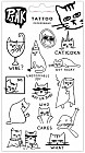 Наклейки-тату переводные «Котики»