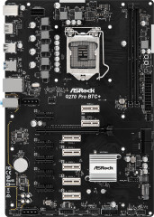 Материнская плата ASRock Q270 PRO BTC+