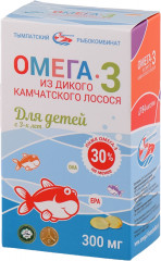 Омега-3 для детей «Из дикого камчатского лосося , 300 мг»