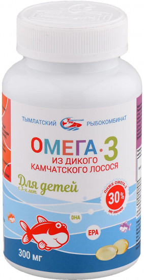 Омега-3 для детей «Из дикого камчатского лосося , 300 мг»