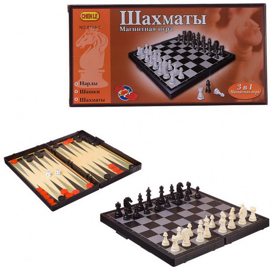 Игра настольная «Шахматы, шашки, нарды»