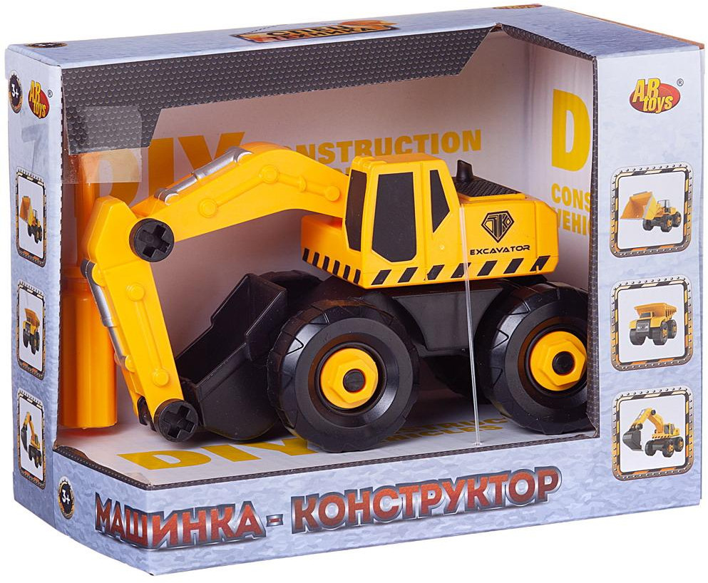 Экскаватор с отверткой | Спецтехника | ABtoys