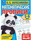 Математические прописи, 5-6 лет