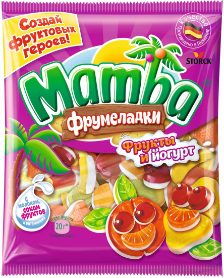Мармелад жевательный «Фрукты и йогурт»