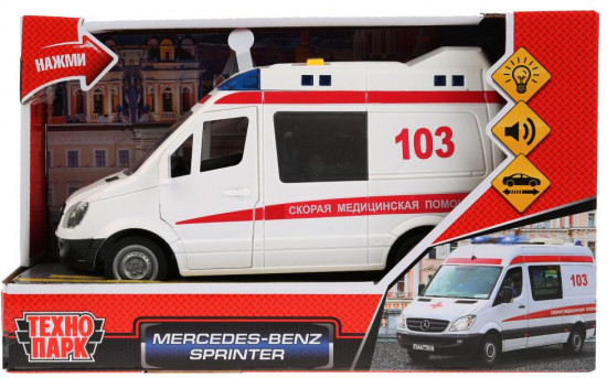 Машина «Mercedes-benz Sprinter. Скорая помощь»