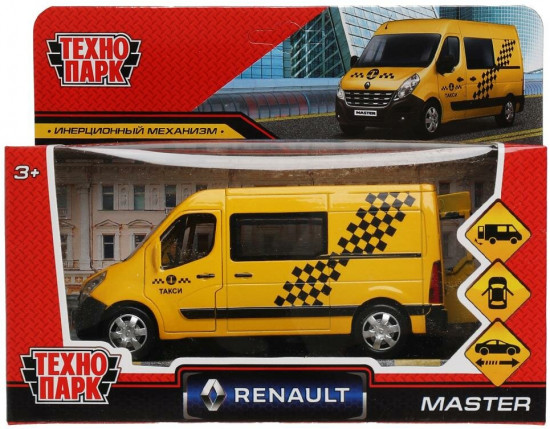 Машина металлическая «Renault Master. Такси»