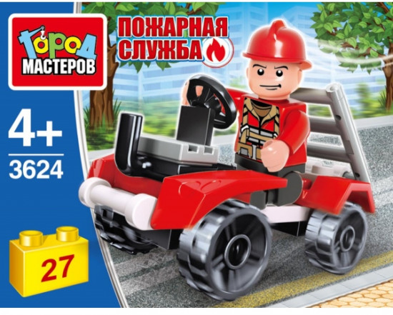 Конструктор «Пожарник на машине»