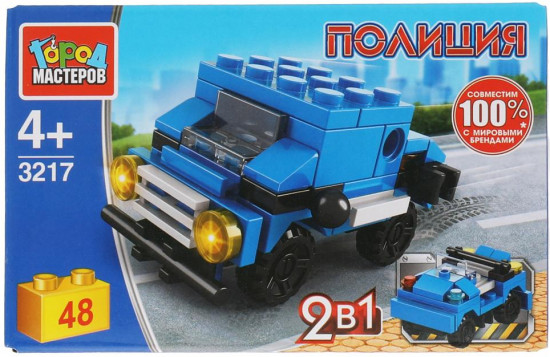 Конструктор «Полицейский джип 2в1»
