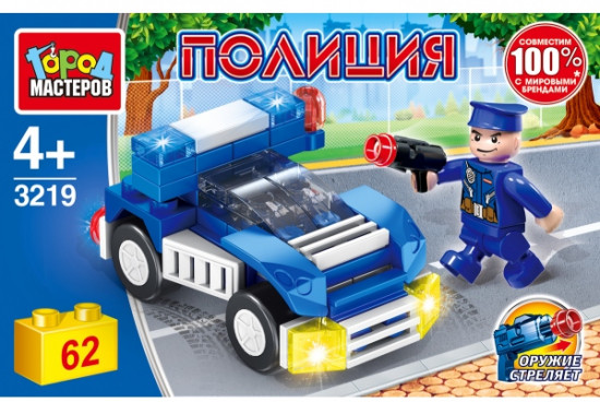 Конструктор «Полицейский на машине»