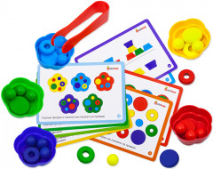 Сортер с пинцетом «Стаканчики 2»