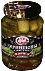 Корнишоны маринованные хрустящие