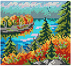 Набор для вышивания «Осенний лес»