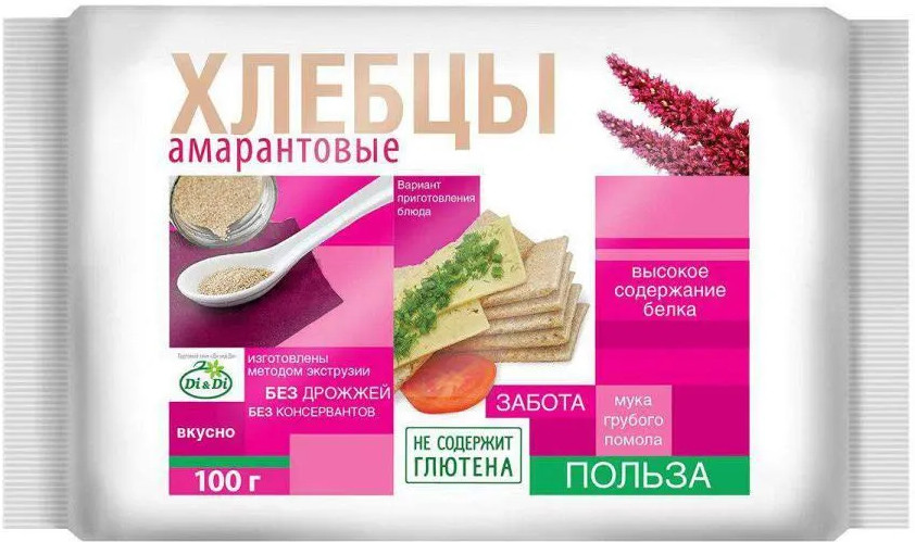 Хлебцы амарантовые | Di&Di