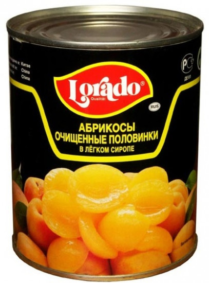 Абрикосы в сиропе очищенные