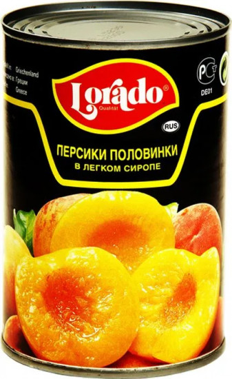 Персики половинки в сиропе