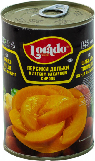 Персики дольки в сиропе