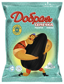 Семечки подсолнечника соленые «Добрая семечка»