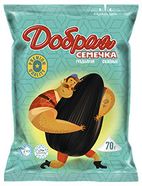 Семечки подсолнечника соленые «Добрая семечка»