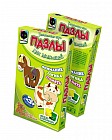 Пазлы для малышей "Волк и зайка"