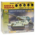 Набор для сборки и раскрашивания "Советский средний танк Т-34/76"