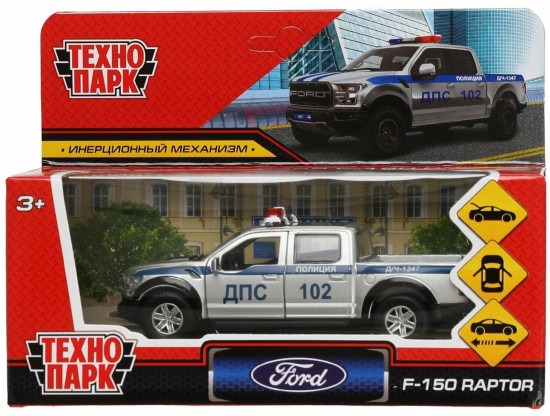 Машина инерционная «Ford F150 Raptor. Полиция»