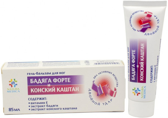 Гель-бальзам «Бадяга форте и Конский каштан»