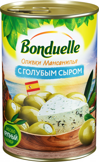 Оливки с голубым сыром «Мансанилья»