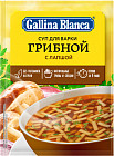 Суп грибной с лапшой