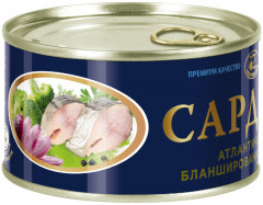 Сардина атлантическая бланшированная в масле
