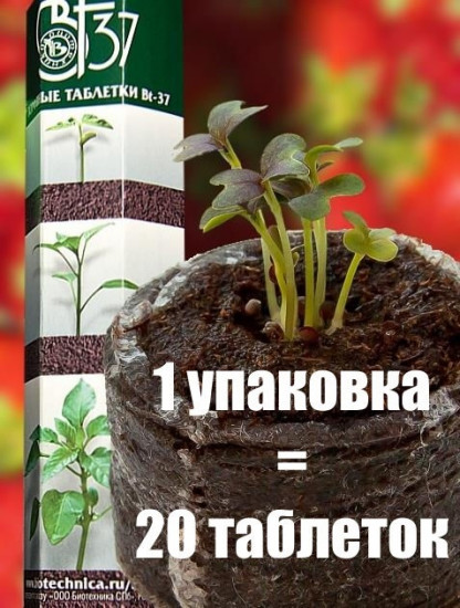 Набор торфяных таблеток